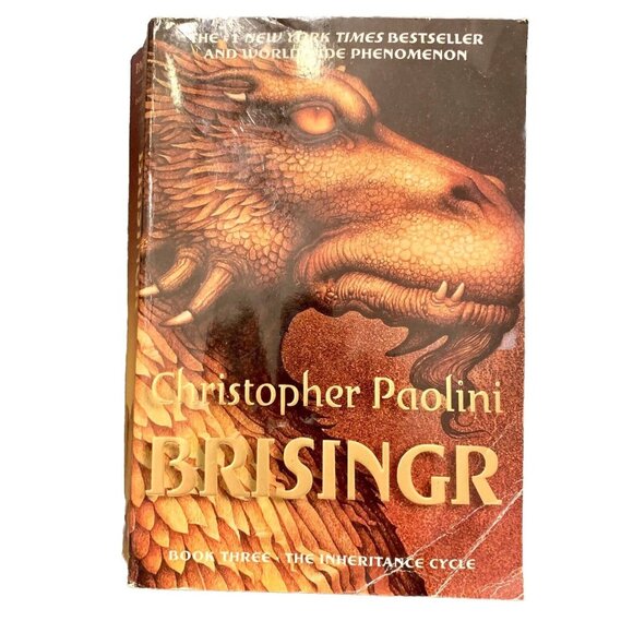 Brisingr Book 3 Inheritance Cycle Series Christopher Paolini Paperback 1st ED - Picture 1 of 9